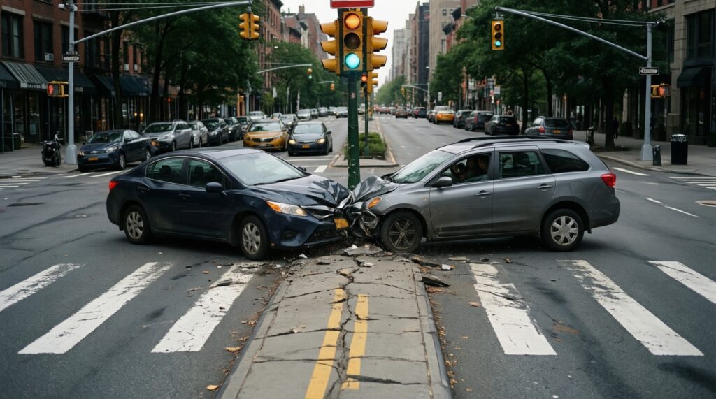 Безопасность на дорогах: аварийные перекрестки, камеры, рейды и статистика по районам - иллюстрация